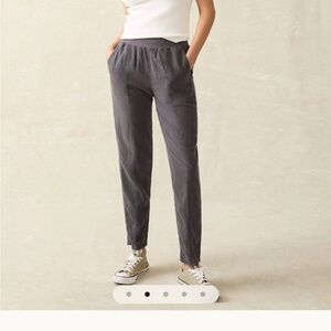 FAHERTY S Faded Black Arlie Pant Organic